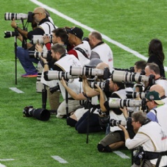 Canon EOS DSLR Cameras and EF Lenses Touch Down on the Sidelines of the Big Game in Houston