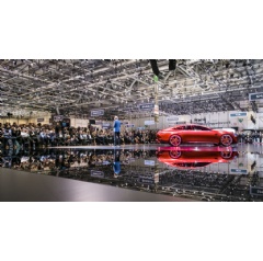Mercedes-Benz at the 2017 Geneva International Motor Show: Dr. Dieter Zetsche, Chairman of the Board of Management of Daimler AG & Head of Mercedes-Benz Cars, at the Mercedes-AMG GT Concept.