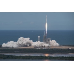 On June 3, 2017, a SpaceX Falcon 9 rocket launched the Dragon spacecraft from Launch Complex 39A at NASAs Kenney Space Center in Florida on the companys 11th commercial resupply services mission to the International Space Station.