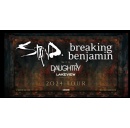 Rock Icons Staind and Breaking Benjamin Announce Co-Headline Tour With Special Guests Daughtry And Lakeview