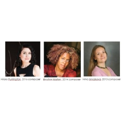 Past Commissioned Composers: Hilary Purrington, Errolyn Wallen, Nina Siniakova