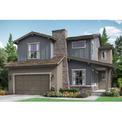Rendering shown is of the Residence One. This plan is one of the two featured model homes on site for Berkeley Homes at Backcountry.