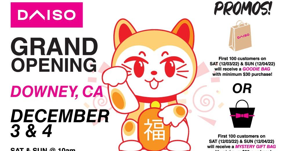 Grand Opening of DAISO in Henderson
