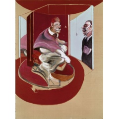 Francis Bacon, Study of Red Pope 1962. 2nd Version 1971, Oil on canvas, 78 x 58⅛in. (198 x 147.5cm.). Estimate on Request