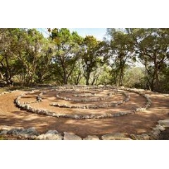 The labyrinth at Miraval Austin.