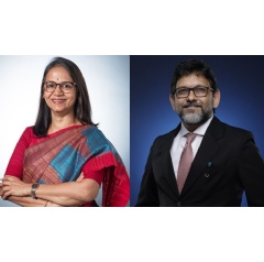 New BWBN India Executive Members RM Vishakha and Kalpen Parekh (L-R)