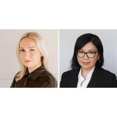 Left to right: Jennifer Frees, Chief Business & Marketing Officer, Judy Lung, Vice President, Strategy, Communications & Stakeholders