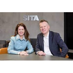 Pictured: Heather Dahl, Co-Founder and Chief Executive Officer of Indicio & Jeremy Springall, Senior Vice President Borders, SITA