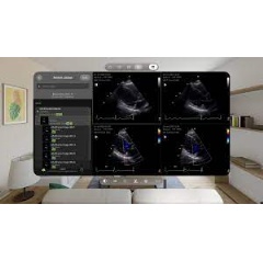 Built for Apple Vision Pro, apps like Visage Ease VP (pictured) are transforming healthcare in areas like clinical education, surgical planning, training, medical imaging, and behavioral health.
