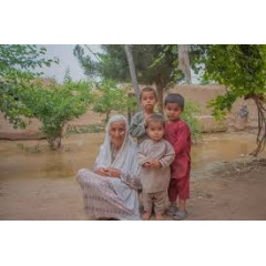 UNICEF/UNI577384/Khayyam
On 16 May 2024, Bigom, an 80-year-old grandmother, was with her three grandsons when flash floods hit her village in Baghlan province, Afghanistan. (see complete caption below)