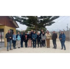 Participants of the workshop including scientists and aquaculture representatives in Tongoy Bay, Chile.