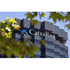 CaixaBank corporate headquarters in Barcelona.