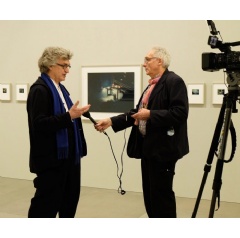 Wim Wenders being interviewed by Dan Damon for BBC World Service by Anna Duque y Gonzlez