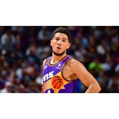 Devin Booker is averaging 27.1 points, 4.6 rebounds and 5.6 assists this season.
