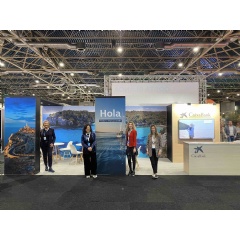 CaixaBank team in the Second Home Expo 2023 in Utrecht (Netherlands).