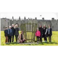 Three generations of Williams family planted a rare sapling at Chirk Castle |  National Trust/Paul Harris