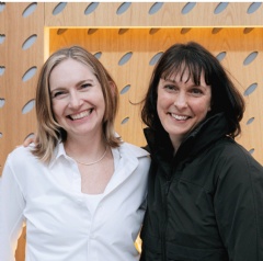 Photo by Spencer Watson: Shannon Higginson (left) and Susan Gelinas (right)