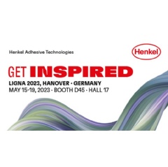 With the theme Get Inspired, Henkel aims to excite visitors at LIGNA through a comprehensive portfolio of innovative and sustainable adhesives, processes, and digital tools.