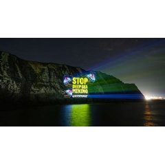 UK Projections against Deep Sea Mining
 Dan Hatch / Greenpeace