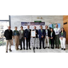 Representatives from Sierra Nevada Natural Area with the IUCN Green List Diploma