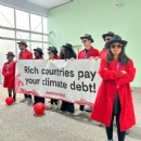 The debt collectors are here: Pay developing countries what you owe! climate activists tell polluters