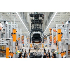 State-of-the-art plant at Audi FAW NEV Company in Changchun: vehicle assembly