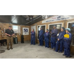 Steven Brake hosts visitors at the North Carolina Center for Poultry Education in Pinetops, North Carolina.