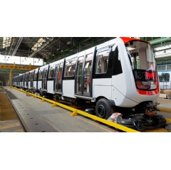 A 52-metre Lille metro trainset being assembled at Alstoms Valenciennes-Petite Fort site (Copyright Alstom/Samuel Dhote)