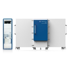 The R&S TS8980FTA-M1 mmWave conformance test system includes the R&S ATS1800M anechoic chamber with multiples angles of arrival (Multi-AoA) to support the widest range of RRM 5G FR2 conformance tests for mobile. Image: Rohde & Schwarz