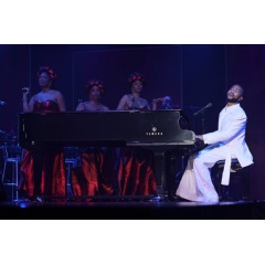 John Legend performs onstage in Lagos, Nigeria. (Photo by Jemal Countess/Getty Images for Global Citizen)