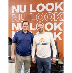 Rich Nelson, CEO, and Patrick Fingles, Founder & Operating Partner, together at Nu Look Home Designs corporate headquarters in Columbia, Maryland.