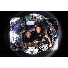 NASA astronauts (from left) (See complete caption below)