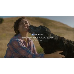 On October 22, the fourth annual National Make A Dogs Day, Subaru invites dog owners to do something special for the canines in their lives and share on social media using #MakeADogsDay. Throughout October, (see complete caption below)