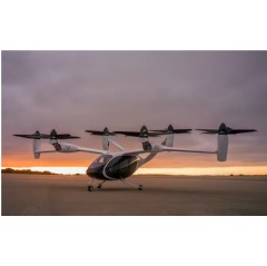 Jobys production prototype eVTOL aircraft at the companys manufacturing and flight testing facilities in Marina, California. Photo: Joby Aviation