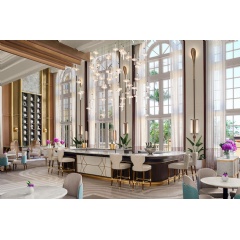 The lobby lounge at The Ritz-Carlton, Naples