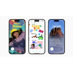 iOS 17, available today as a free software update, upgrades the communications experience with Contact Posters, a new stickers experience, Live Voicemail, and much more.
