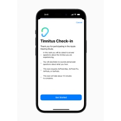 Study participants completed surveys and an app-based sound test in the Research app to better characterize their tinnitus, matching the type and quality of the sounds they experience.