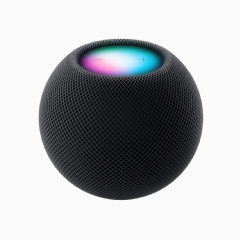 HomePod mini, the stunning smart speaker that complements any space, is available in midnight.