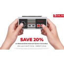 Save 20% on a pair of Nintendo Entertainment System Controllers!