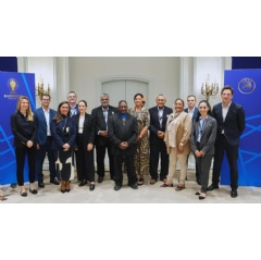 Participants at the UEFA and OFC seminar, held in Dsseldorf in June 2024 Pau Barrena  UEFA/UEFA via Getty Images