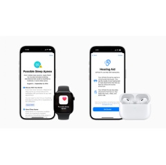 Apple introduces groundbreaking new features across sleep and hearing health.
