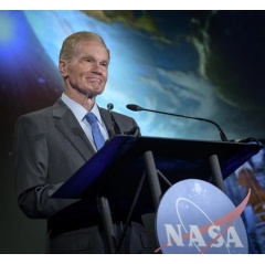 
NASA Administrator Bill Nelson talks to the agencys workforce during his first State of NASA event Wednesday, June 2, 2021, at NASA Headquarters Mary W. Jackson Building in Washington.
NASA/Bill Ingalls