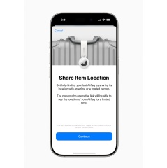 Share Item Location is a new iOS feature that helps users locate and recover misplaced items by easily and securely sharing the location of an AirTag or Find My network accessory with third parties such as airlines.