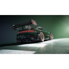 911 GT3 RS with Manthey Kit. 911 GT3 RS: Fuel consumption* combined (WLTP) 13.2 l/100 km, CO₂ emissions* combined (WLTP) 299 g/km, CO₂ class G , CO₂ class weighted combined G