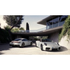 911 Carrera S, Porsche 911 Carrera S Cabriolet, 2025, Porsche AG. Full image caption at the end.