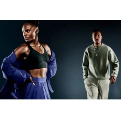 Nike 24.7 Apparel, Dina Asher-Smith and Ishod Wair. Full image caption at the end.