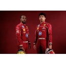 First Look: Lewis Hamilton and Charles Leclerc Unveil 2025 Scuderia Ferrari HP Race Suit