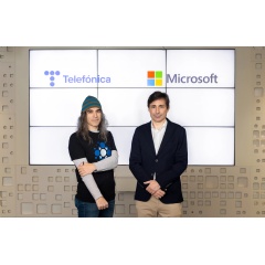 Chema Alonso, Chief Digital Officer of Telefnica and Paco Salcedo, President of Microsoft Spain