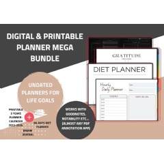Digital & Printable Planner PDF