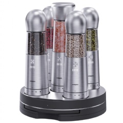 COSPROs 5-in-1 Salt & Pepper Grinder Set